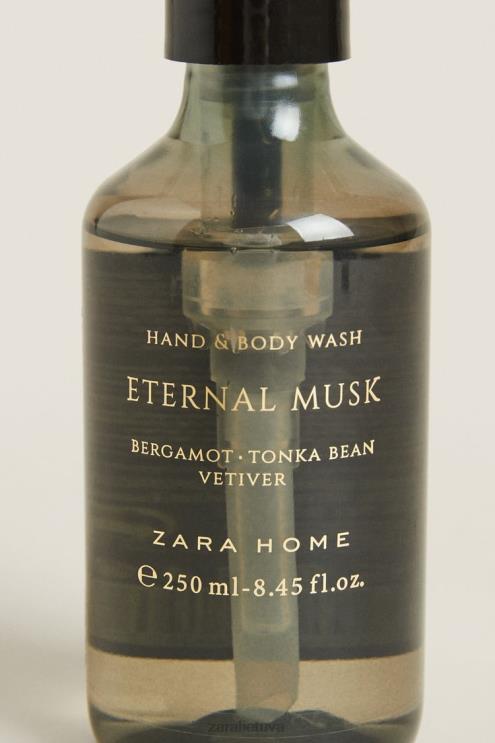 unisex Zara (8,45 uncijos) amžinojo muskuso skystas rankų muilas pilka priedai 4N4881773