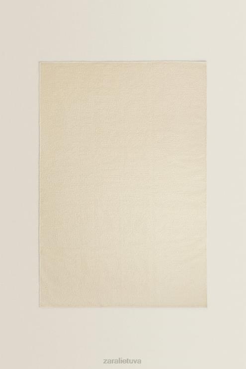 unisex Zara banguotas vilnonis kilimas austrių baltumo priedai 4N4881649