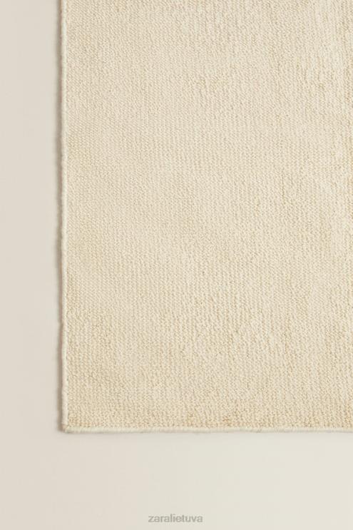 unisex Zara banguotas vilnonis kilimas austrių baltumo priedai 4N4881649