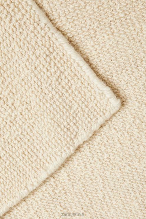 unisex Zara banguotas vilnonis kilimas austrių baltumo priedai 4N4881649