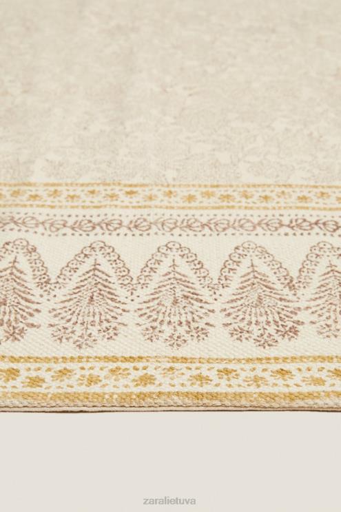 unisex Zara blokinio spausdinimo kilimėlis daugiaspalvis priedai 4N4881638