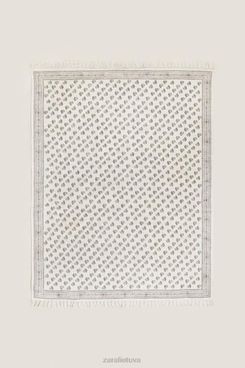 unisex Zara blokinio spausdinimo kilimėlis daugiaspalvis priedai 4N4881642