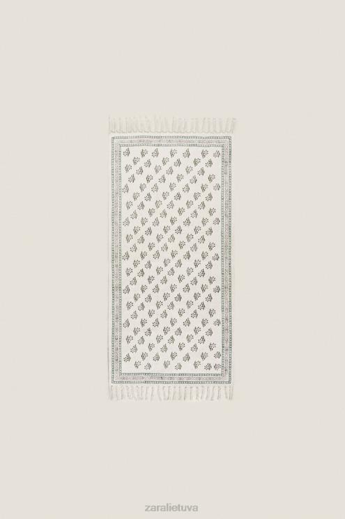 unisex Zara blokinio spausdinimo kilimėlis daugiaspalvis priedai 4N4881642