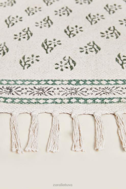 unisex Zara blokinio spausdinimo kilimėlis daugiaspalvis priedai 4N4881642