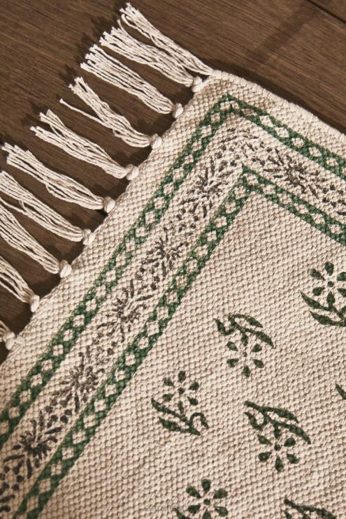 unisex Zara blokinio spausdinimo kilimėlis daugiaspalvis priedai 4N4881642