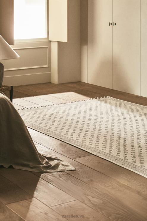 unisex Zara blokinio spausdinimo kilimėlis daugiaspalvis priedai 4N4881642