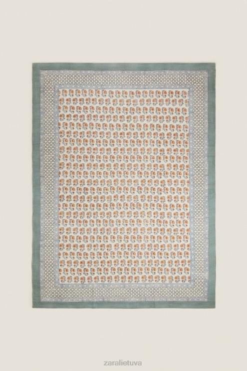 unisex Zara blokinio spausdinimo kilimėlis persikų priedai 4N4881639