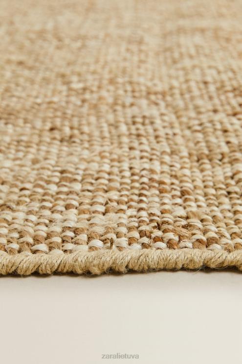 unisex Zara džiuto kilimėlis. šviesiai smėlio spalvos priedai 4N4881647