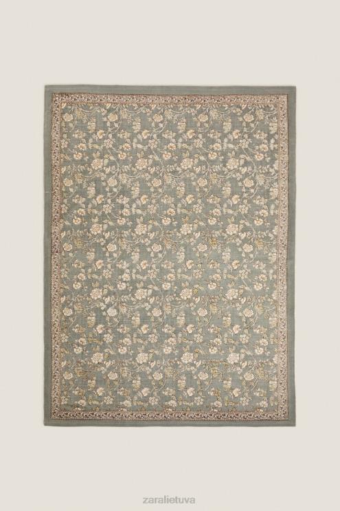 unisex Zara gėlių raštų blokinis kilimėlis daugiaspalvis priedai 4N4881641