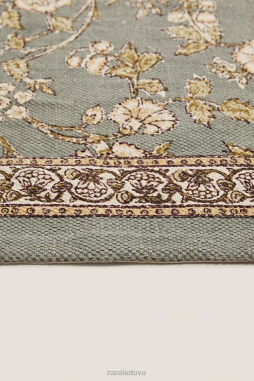 unisex Zara gėlių raštų blokinis kilimėlis daugiaspalvis priedai 4N4881641