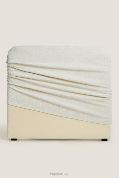 unisex Zara galvūgalis su dėkliuku austrių baltumo priedai 4N4881635