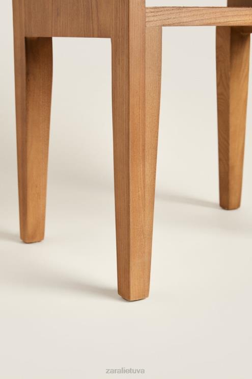 unisex Zara medinis naktinis staliukas rudas priedai 4N4881630