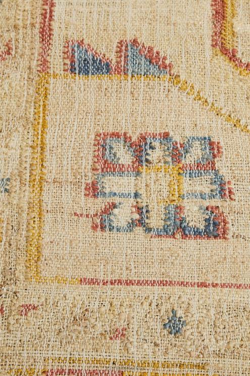 unisex Zara senovinis džiuto kilimas šviesiai smėlio spalvos priedai 4N4881640