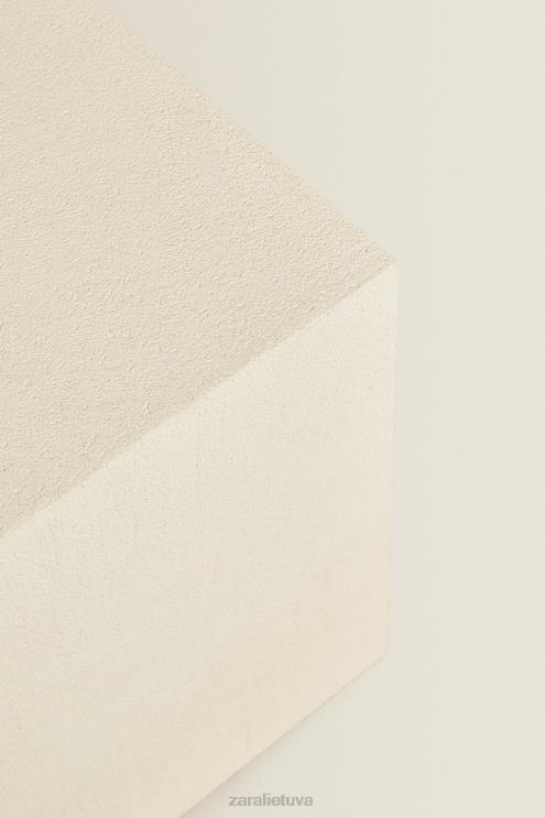 unisex Zara stalas su cemento apdaila austrių baltumo priedai 4N4881633