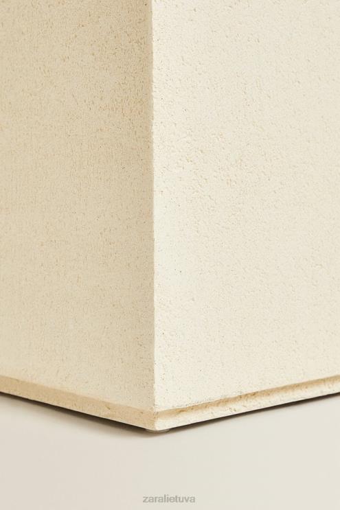 unisex Zara stalas su cemento apdaila austrių baltumo priedai 4N4881633