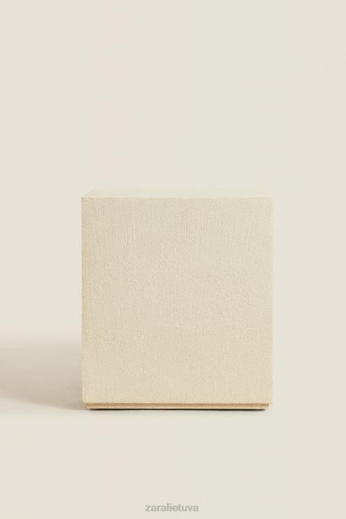 unisex Zara stalas su cemento apdaila austrių baltumo priedai 4N4881633