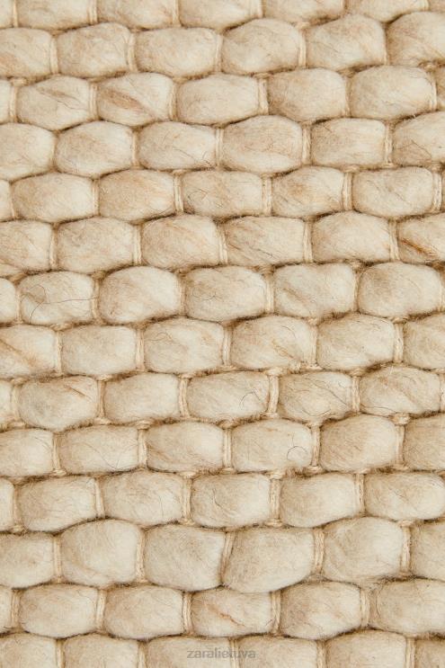 unisex Zara veltinio vilnonio kilimėlio ekru priedai 4N4881653