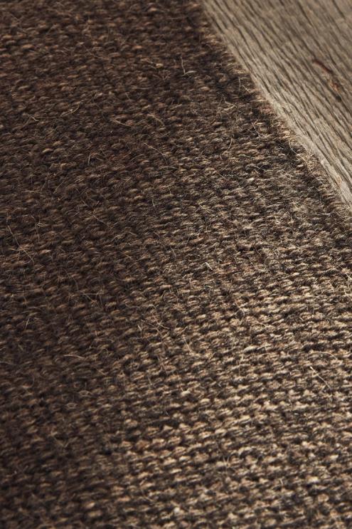 unisex Zara vilnos ir medvilnės kilimėlis rudas priedai 4N4881651