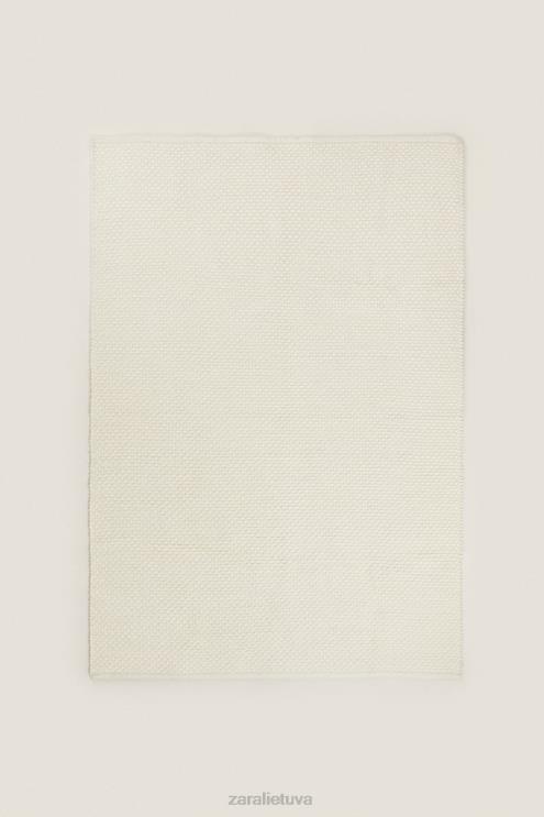 unisex Zara vilnos kilimėlis austrių baltumo priedai 4N4881654