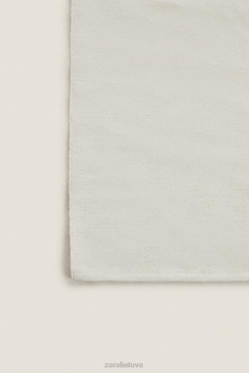 unisex Zara vilnos mišinio kilimas ekru priedai 4N4881650