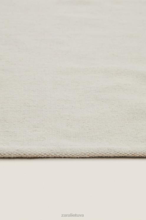 unisex Zara vilnos mišinio kilimas ekru priedai 4N4881650