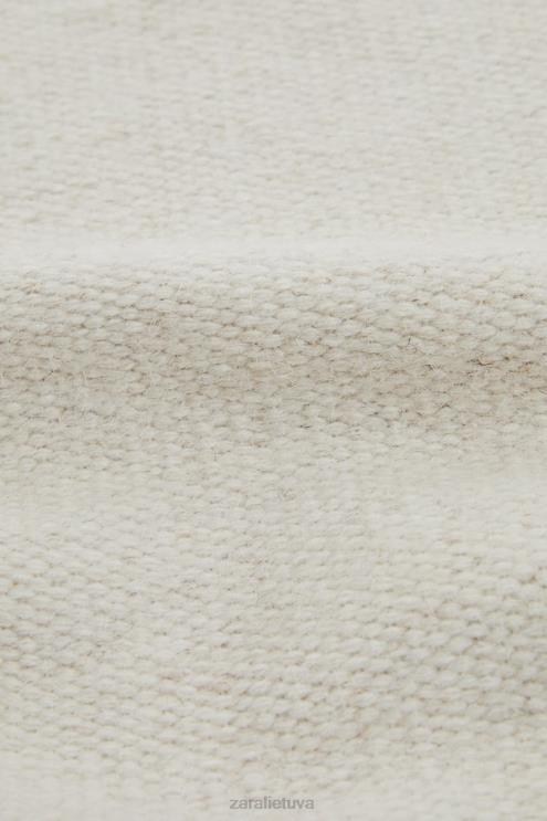 unisex Zara vilnos mišinio kilimas ekru priedai 4N4881650