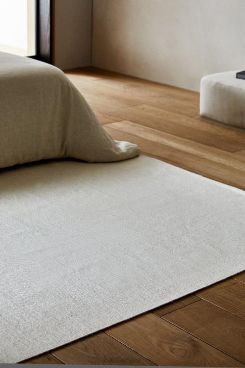 unisex Zara vilnos mišinio kilimas ekru priedai 4N4881650