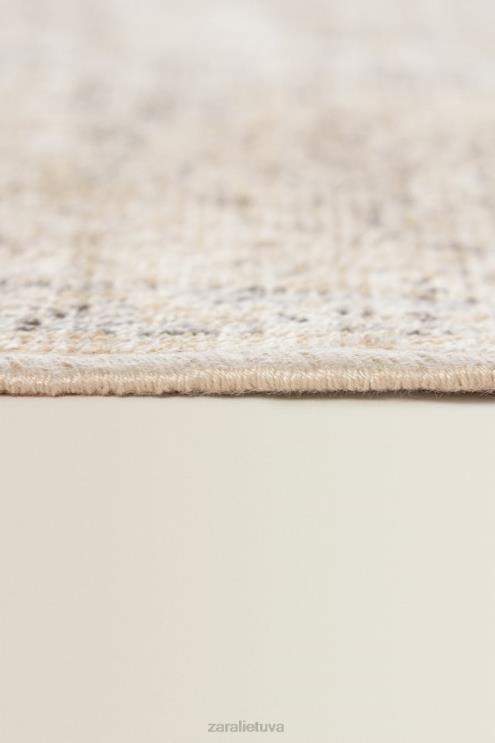 unisex Zara vintažinio efekto kilimas rudas priedai 4N4881657