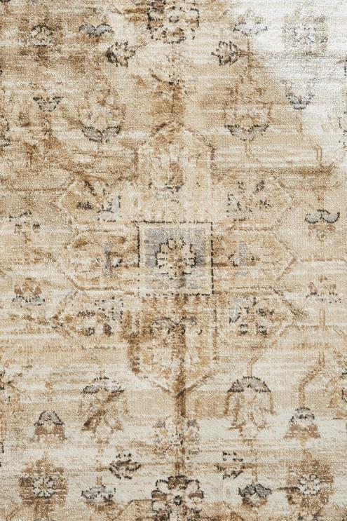 unisex Zara vintažinio efekto kilimas rudas priedai 4N4881657