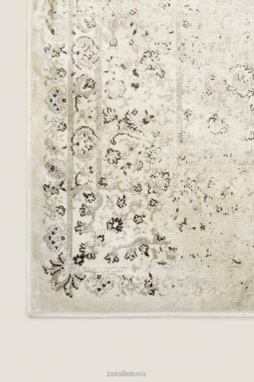 unisex Zara vintažinio efekto kilimas smėlio spalvos priedai 4N4881660