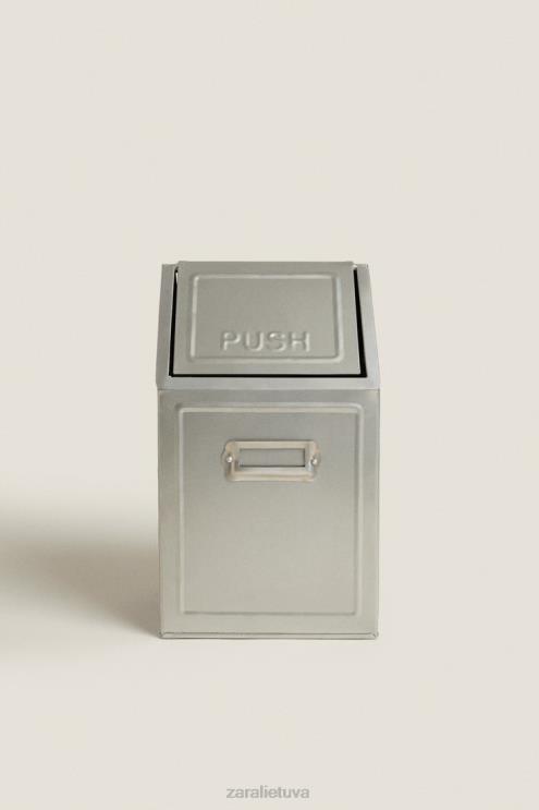 unisex Zara makulatūros krepšelis su dangteliu (169 uncijos) plieno priedai 4N4881777