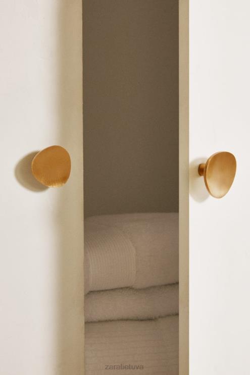 unisex Zara žalvarinė durų rankenėlė (2 vnt.) auksinis priedai 4N4881744
