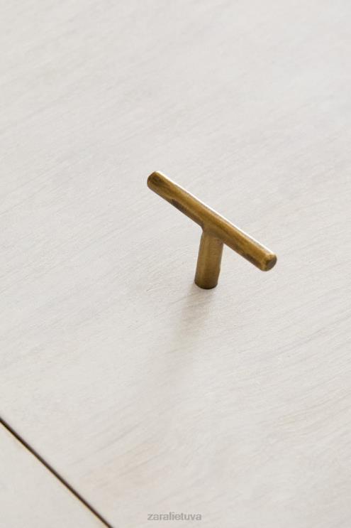 unisex Zara auksinė durų rankenėlė (2 vnt. pakuotėje) auksinis priedai 4N4881742