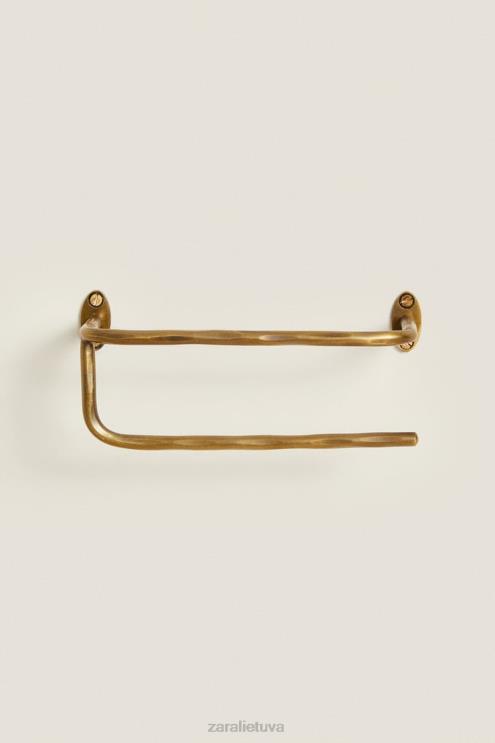 unisex Zara auksinis tualetinio ritinėlio laikiklis auksinis priedai 4N4881747