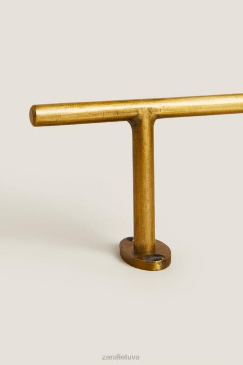 unisex Zara aukso spalvos plieninė rankšluosčių kabykla auksinis priedai 4N4881741