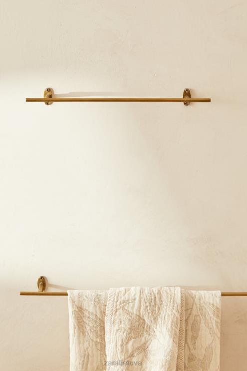 unisex Zara aukso spalvos plieninė rankšluosčių kabykla auksinis priedai 4N4881741
