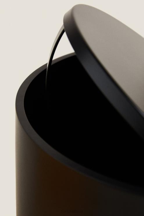 unisex Zara didelė dervos makulatūros dėžė juodas priedai 4N4881719