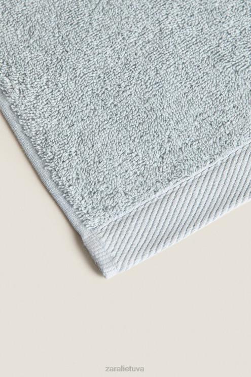 unisex Zara medvilninis rankšluostis mėlyna/pilka priedai 4N4881738