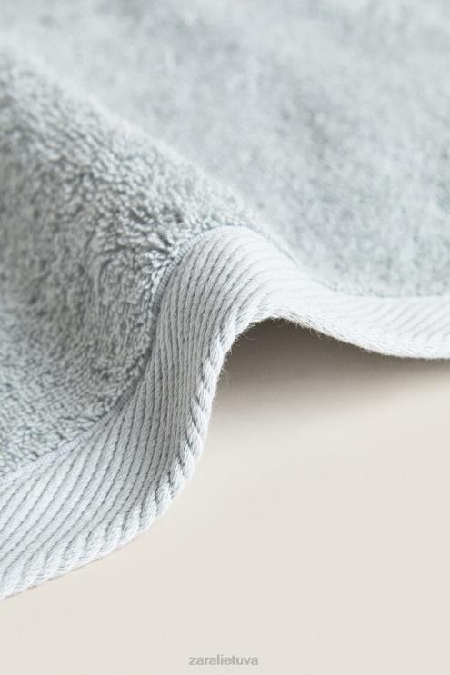 unisex Zara medvilninis rankšluostis mėlyna/pilka priedai 4N4881738