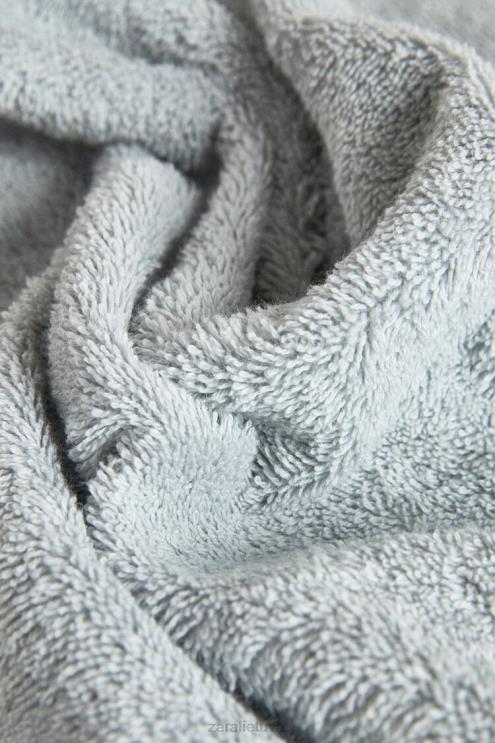 unisex Zara medvilninis rankšluostis mėlyna/pilka priedai 4N4881738