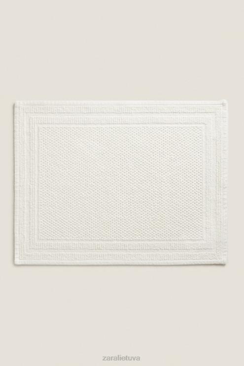 unisex Zara medvilninis vonios kilimėlis dramblio kaulo priedai 4N4881701