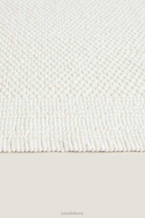 unisex Zara medvilninis vonios kilimėlis dramblio kaulo priedai 4N4881701