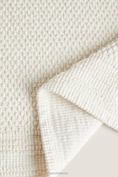 unisex Zara medvilninis vonios kilimėlis dramblio kaulo priedai 4N4881701