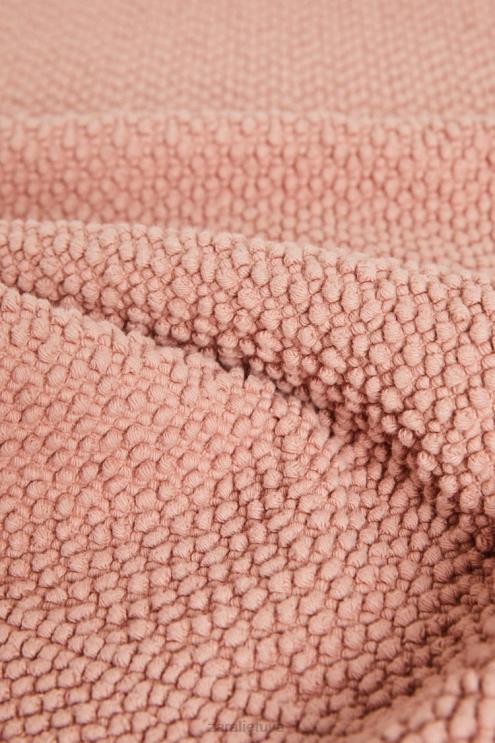 unisex Zara tekstūruotas vaflinio trikotažo kilimėlis blyškiai rožinė priedai 4N4881706