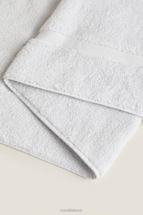 unisex Zara ypač minkštas vonios kilimėlis šviesiai pilka priedai 4N4881724