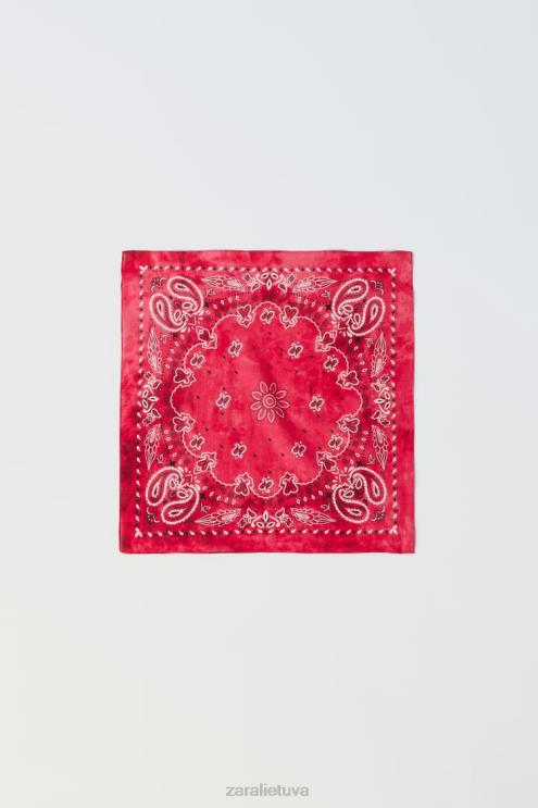 vaikai Zara kostiumo bandana raudona apranga 4N4881617