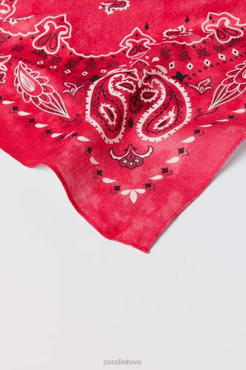 vaikai Zara kostiumo bandana raudona apranga 4N4881617
