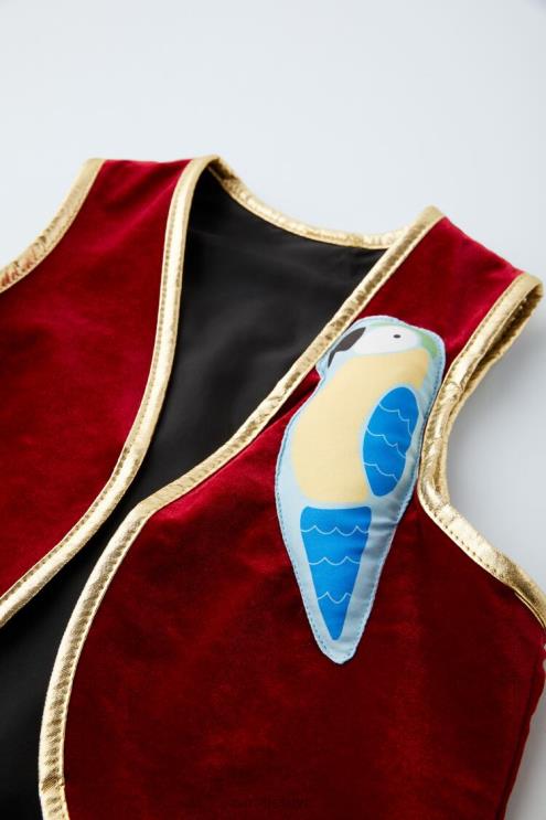 vaikai Zara piratų kostiumų komplektas kaštoninės spalvos apranga 4N4881601