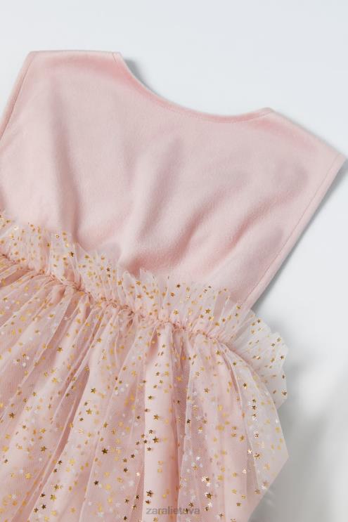 vaikai Zara tiulio princesės kostiumas rožinis apranga 4N4881621