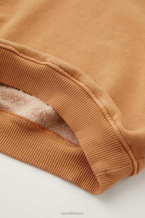 vaikai Zara išskalbtas drabužis dažytas megztinis rūdys apranga 4N4881560